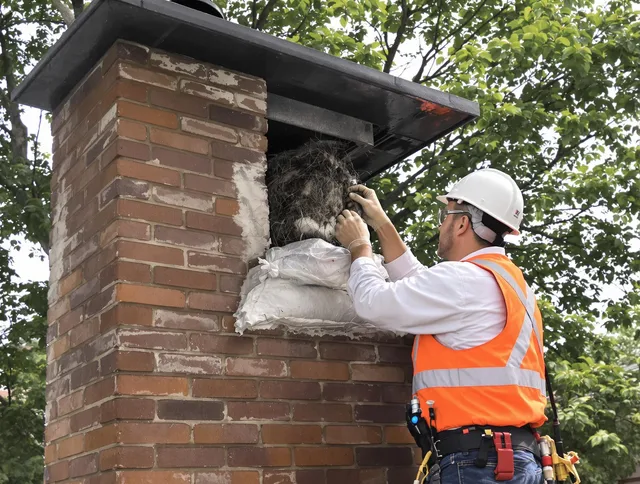 Humane removal of debris and animals by Hull Chimney Sweep in Hull, MA