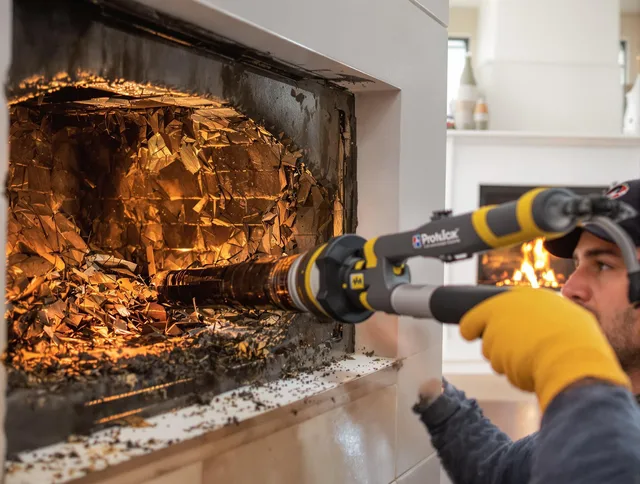 Professional chimney cleaning by Hull Chimney Sweep in Hull, MA