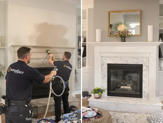 Professional soot removal by Hull Chimney Sweep team in Hull, MA